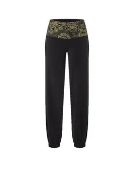 Damen Yogahose Bali schwarz L W - SPIRIT OF OM - FashionsVida