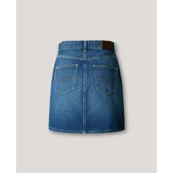 Falda vaquera de mujer corta fit regular