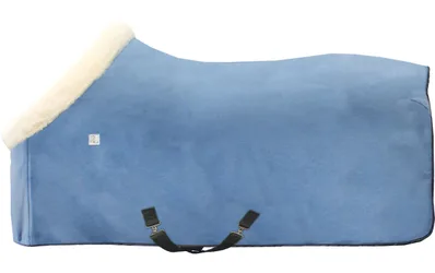 Decke Alpha Fleece Fur Tropical Garden, blue stone 135