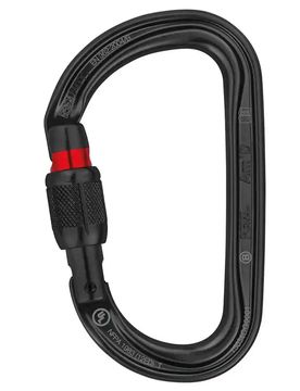 Karabiner AmD Screw Lock schwarz Default Title adult