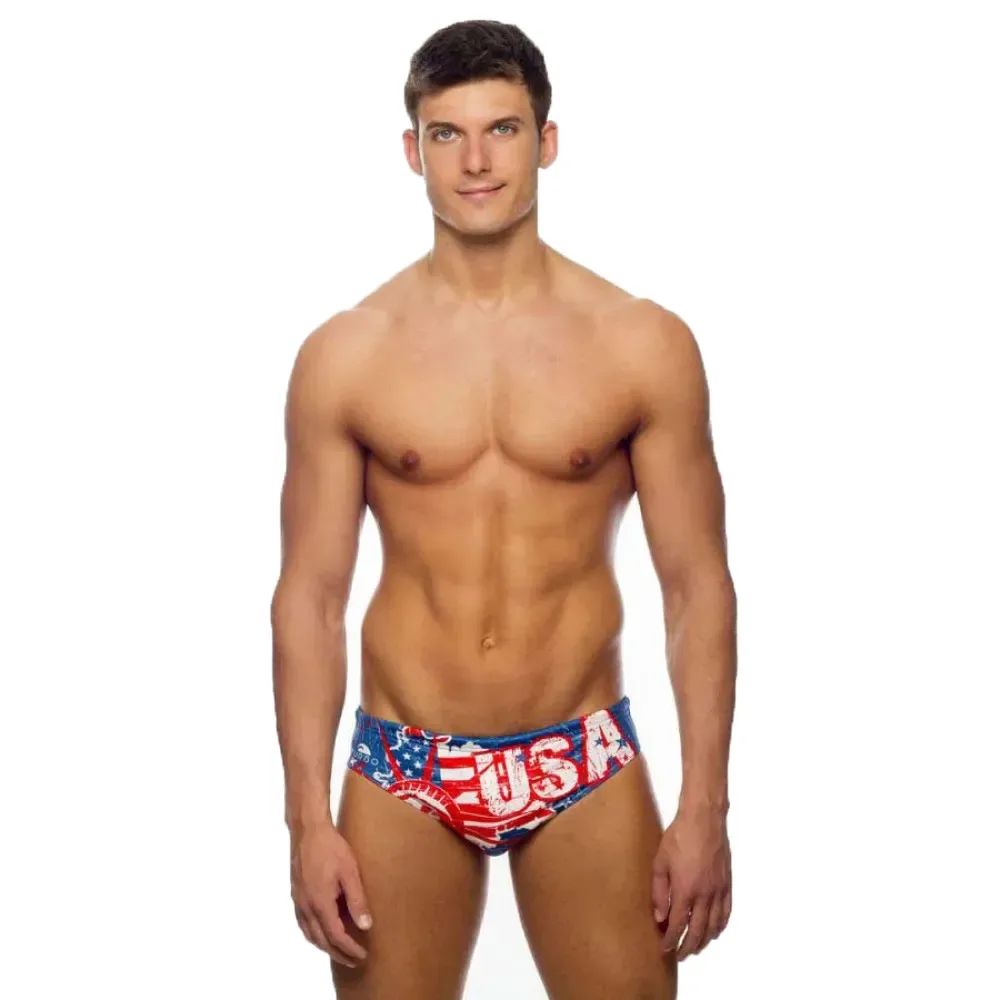 Slip De Bain Usa Vintage Map 2013 - TURBO - FashionsVida