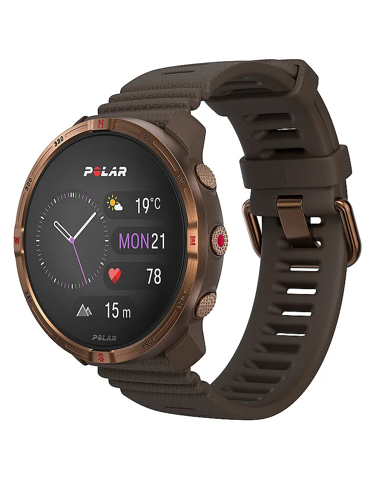 Reloj multideporte para exteriores Grit X2 S-L marrón - Polar - FashionsVida