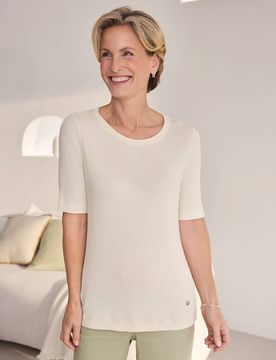 Shirt Costola - ecru - female - Size: 46