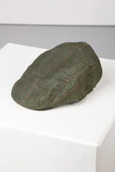 Danby Womens Tweed Print Flat Cap - - Size: ONESIZE