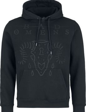 Kapuzenpullover - Ram Skull - S bis XXL - für Männer - Größe S - schwarz - EMP exklusives Merchandise! - Männer - male