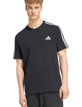 Stripes camiseta manga corta hombre Negro (XL) - Adidas - FashionsVida