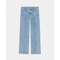 Vaquero culotte de mujer de talle alto