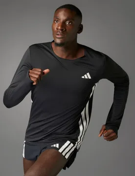 Maglia da running adizero Long Sleeve M Black - Adidas - FashionsVida