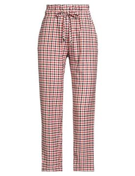 Motel Pantalones Mujer Rojo M Mujer