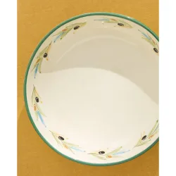 Ensaladera pintada a mano Olivo