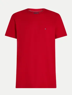 Regular-Fit T-Shirt Solid Rot XL - Tommy hilfiger - FashionsVida