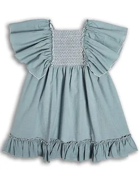 Vestido para niña Chica Azul francés 4,6,8 Chica - Suncracy - FashionsVida