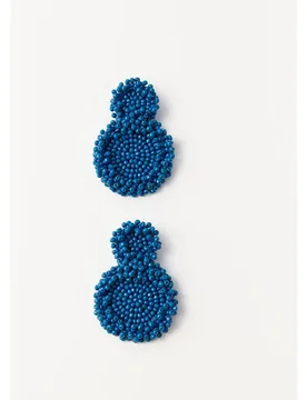 Pendientes redondos cuentas - Sfera - FashionsVida