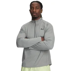 Sweat à Demi-zip Tech Textured Green / Green L