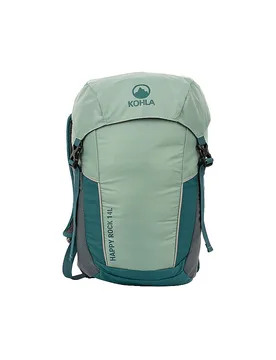Kinder Wanderrucksack Happy Rock 14L grün B - Kohla - FashionsVida