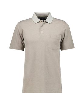 Poloshirt FISHNET beige XL herren