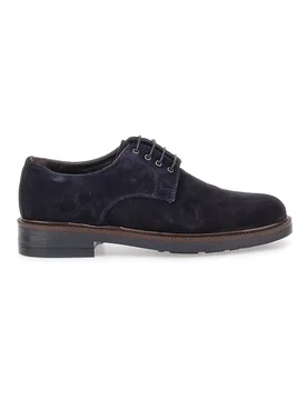 Stringate blu in pelle scamosciata 600 42 - Pittarello - FashionsVida