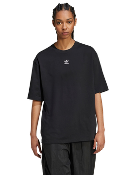 Essentials Boyfriend T-shirt Donna - Magliette Nero - Taglia L (42-44) - Jersey di cotone L (42-44)