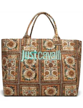 Borsa shopping Beach Capsule Donna Multicolore in Canvas - Just cavalli - FashionsVida