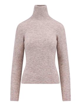 Maglia in misto alpaca con bottoni in metallo