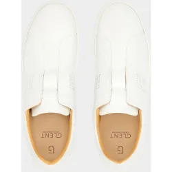 Zapatillas de vestir de hombre de piel con elástico