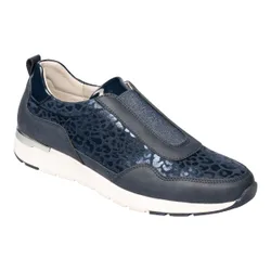 Stretch-Sneaker "Leo" blau 38 Damen