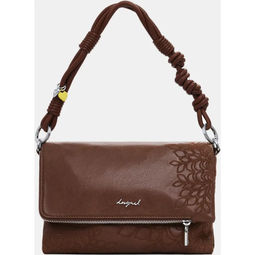 Bolso mediano logo charm - Desigual - FashionsVida