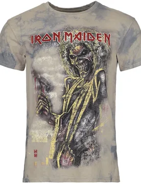 T-Shirt - Killers - S bis 3XL - für Männer - Größe S - weiß/grau - EMP exklusives Merchandise! - Männer - male - Iron Maiden - FashionsVida