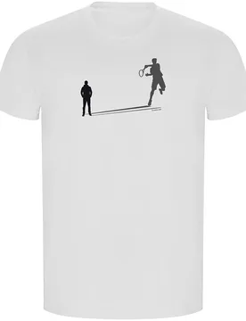 Shadow Tennis Eco Short Sleeve T-shirt White XL - Kruskis - FashionsVida