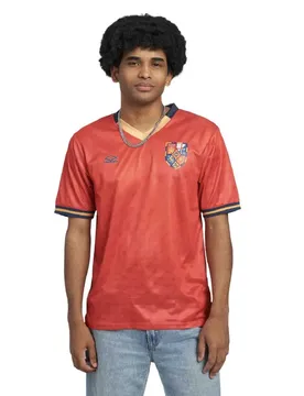 T-shirt à Manches Courtes Spain Iconic Graphic High Risk Red L Homme