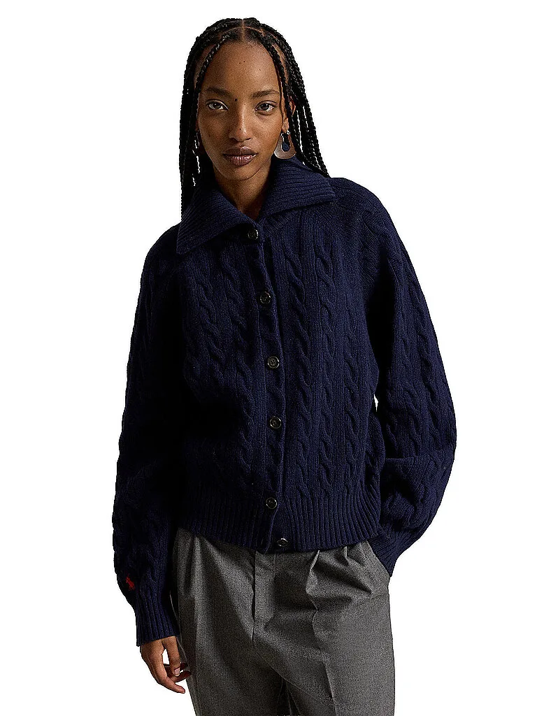 Cárdigan azul oscuro S - Ralph Lauren - FashionsVida