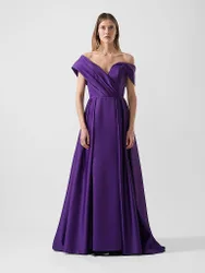 Vestido de noche PLUM morado 38