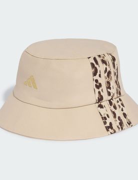 Cappello a secchiello con grafica Leo Adulto (L/XL) Crystal Linen / Khaki Six / Dark Brown / Gold Metallic
