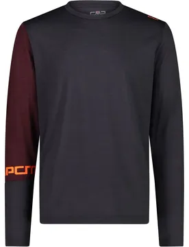 T-Shirt Herren Longsleeve, grau 56