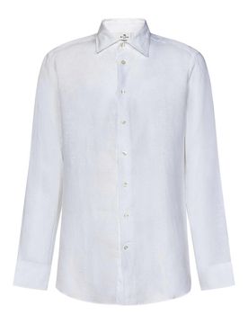 Etro Camicia bianca di lino