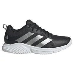 Court Team Bounce 2.0 Indoor Court Shoes Core Black / Silver Met. / Cloud White UK 4.5