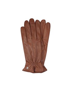 Guantes de cuero marrón 8,5