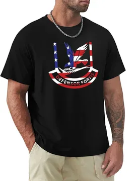 Stars and stripes security forces defensor fortis design T-Shirt Simple Casual Short Sleeve Cotton T-Shirt - Aliexpress - FashionsVida
