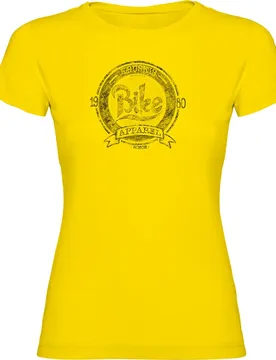 Maglietta A Maniche Corte Bike Apparel Yellow