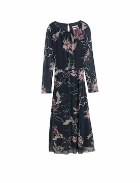 Tom Tailor Maxi abito nero 38 - Tom tailor - FashionsVida