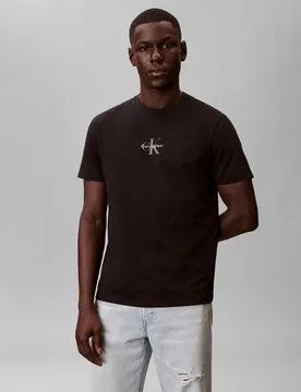 Camiseta Hombre micro monologo - Calvin Klein Jeans - FashionsVida