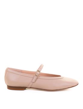 Ballerina Crema Con Cinturino