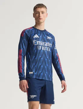 Maglia a maniche lunghe 25/26 Arsenal FC Autentica da Trasferta L Night Indigo / Matte Silver - Adidas - FashionsVida