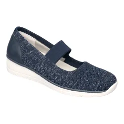 Bequem-Ballerina "Federleicht" 37 blau