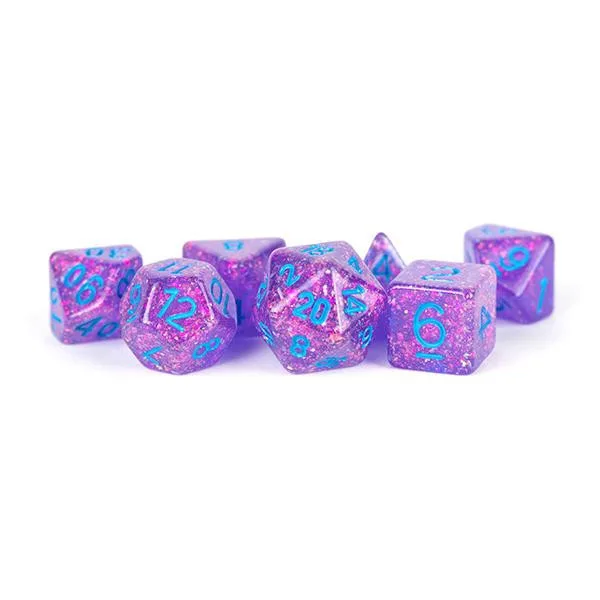 Fanroll - Resin Polyhedral Dice Set: Flash Scales (16mm) - FanRoll Dice - FashionsVida