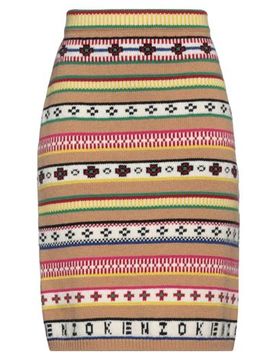 Kenzo Midi-Rock Damen Kamel S Damen
