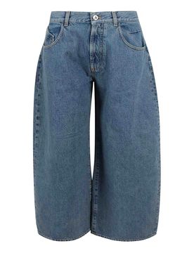 The Attico Jeans baloon cropped