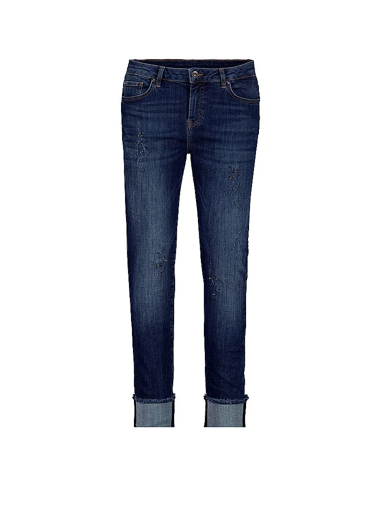 Vaqueros corte recto azul oscuro 36 - monari - FashionsVida