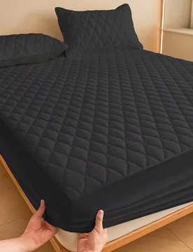 Pieza Sábana ajustable, Ropa de cama, Protector de colchón, Cubrecama, Sábana ajustable a cuadros de diamante, Sábana ajustable, Textil para el ho - Shein - FashionsVida