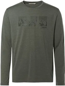 Langarmshirt Sport Me Rosemoor Ls T-Shirt Iii Khaki 42941-161 De S;De M;De L Male - VAUDE - FashionsVida